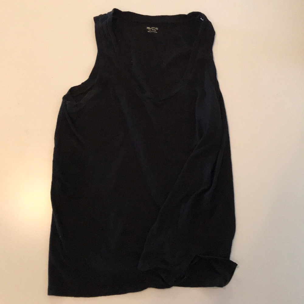 Madewell XXS black loose tank top